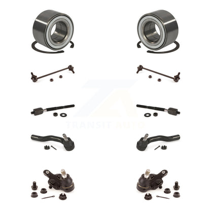 Bearing Lower Ball Joint Outer Inner Tie Rod & Link Front Kit (10Pc) For Toyota