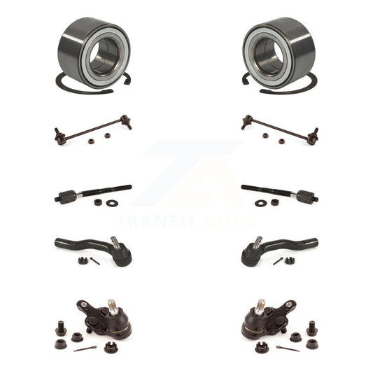 Bearing Lower Ball Joint Outer Inner Tie Rod & Link Front Kit (10Pc) For Toyota
