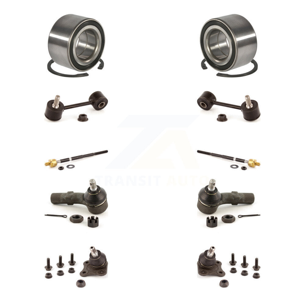 Bearing Lower Ball Joint Outer Inner Tie Rod End Link Front Kit (10Pc) For Jetta