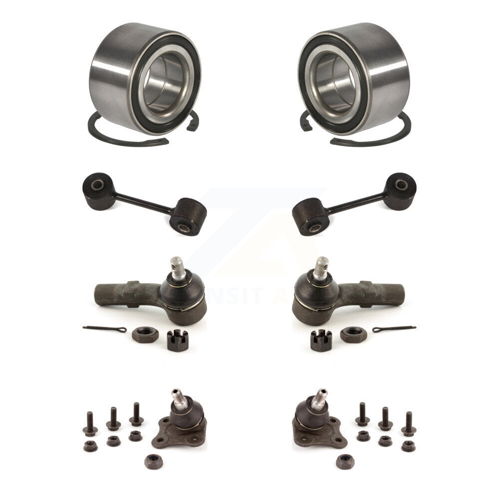 Bearing Lower Ball Joint Outer Tie Rod Link Front Kit (8Pc) For Volkswagen Jetta