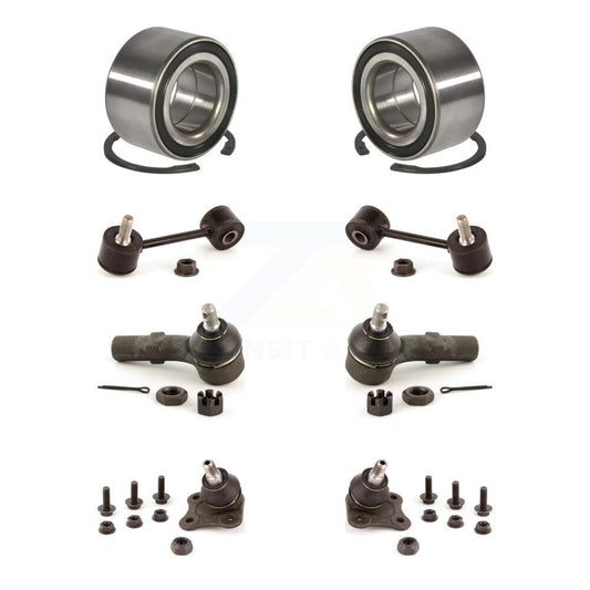 Bearing Lower Ball Joint Outer Tie Rod Link Front Kit (8Pc) For Volkswagen Jetta