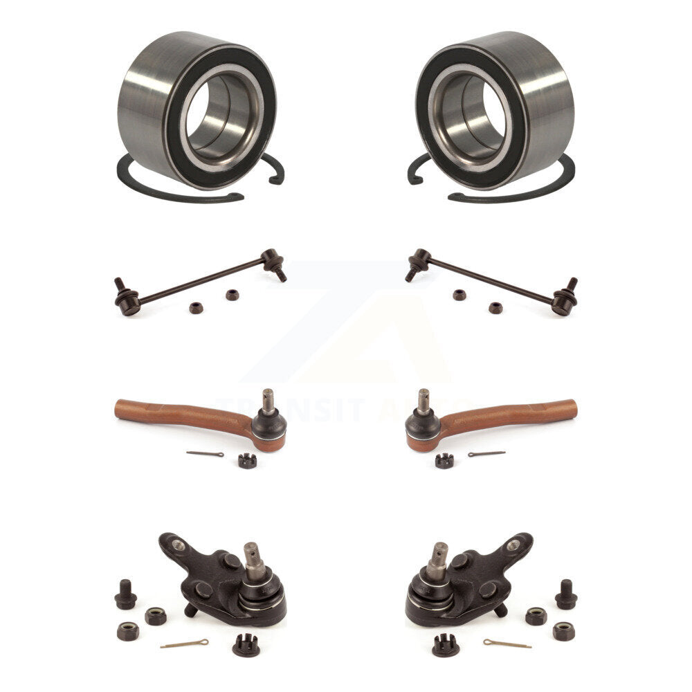 Bearing Lower Ball Joint Outer Tie Rod End Link Front Kit (8Pc) For Toyota Venza