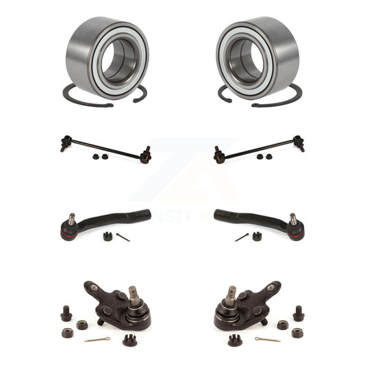 Bearing Lower Ball Joint Outer Tie Rod & Link Front Kit (8Pc) For Toyota Sienna