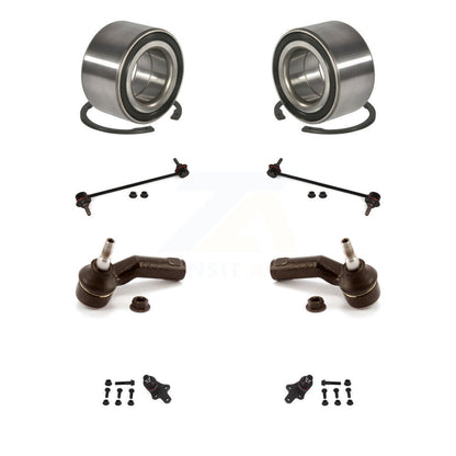 Wheel Bearing Lower Ball Joint Outer Tie Rod Link Front Kit (8Pc) For Ford Focus