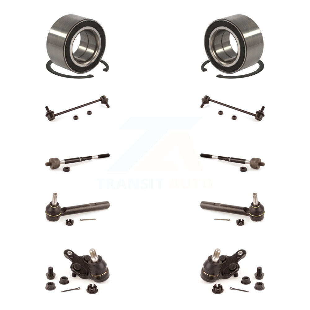 Bearing Lower Ball Joint Outer Inner Tie Rod End Link Front Kit (10Pc) For Lexus