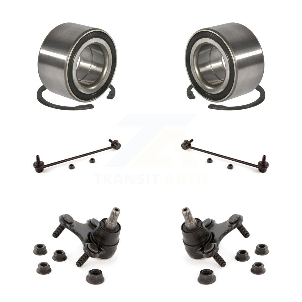 Wheel Bearing Lower Ball Joint Sway Bar Link Front Kit For Volkswagen Jetta GTI
