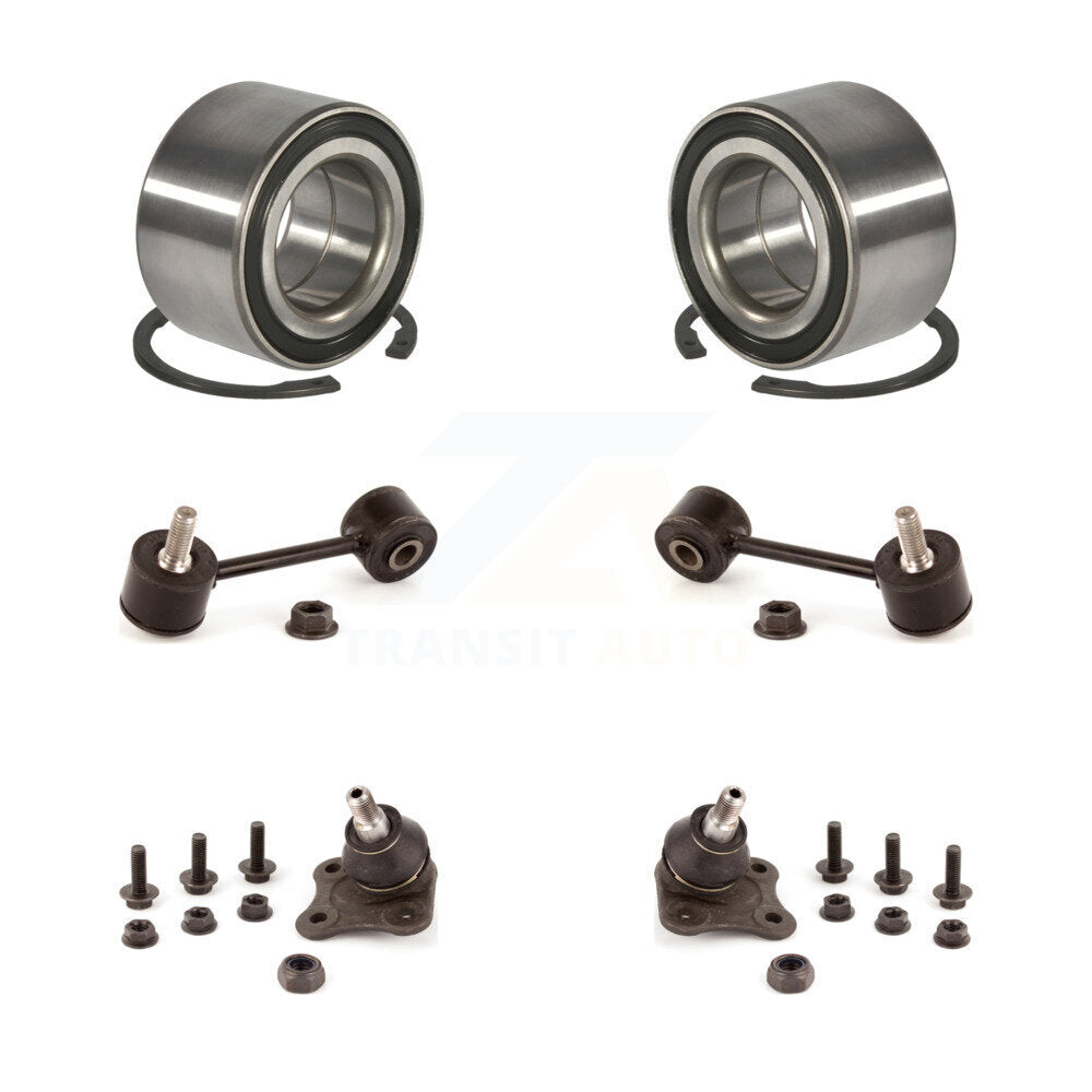 Wheel Bearing Lower Ball Joint & Link Front Kit For Volkswagen Jetta Golf Beetle