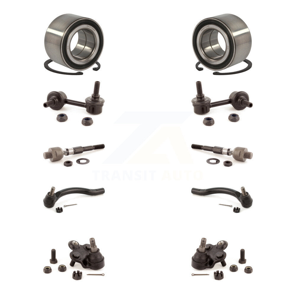 Bearing Lower Ball Joint Outer Inner Tie Rod Link Front Kit For Honda Civic 1.3L