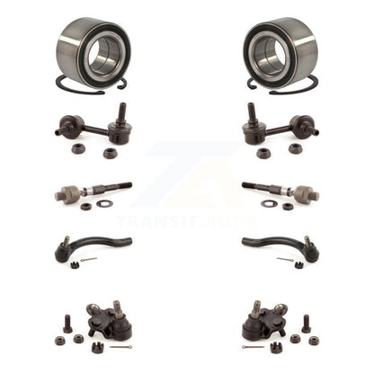 Bearing Lower Ball Joint Outer Inner Tie Rod Link Front Kit For Honda Civic 1.3L