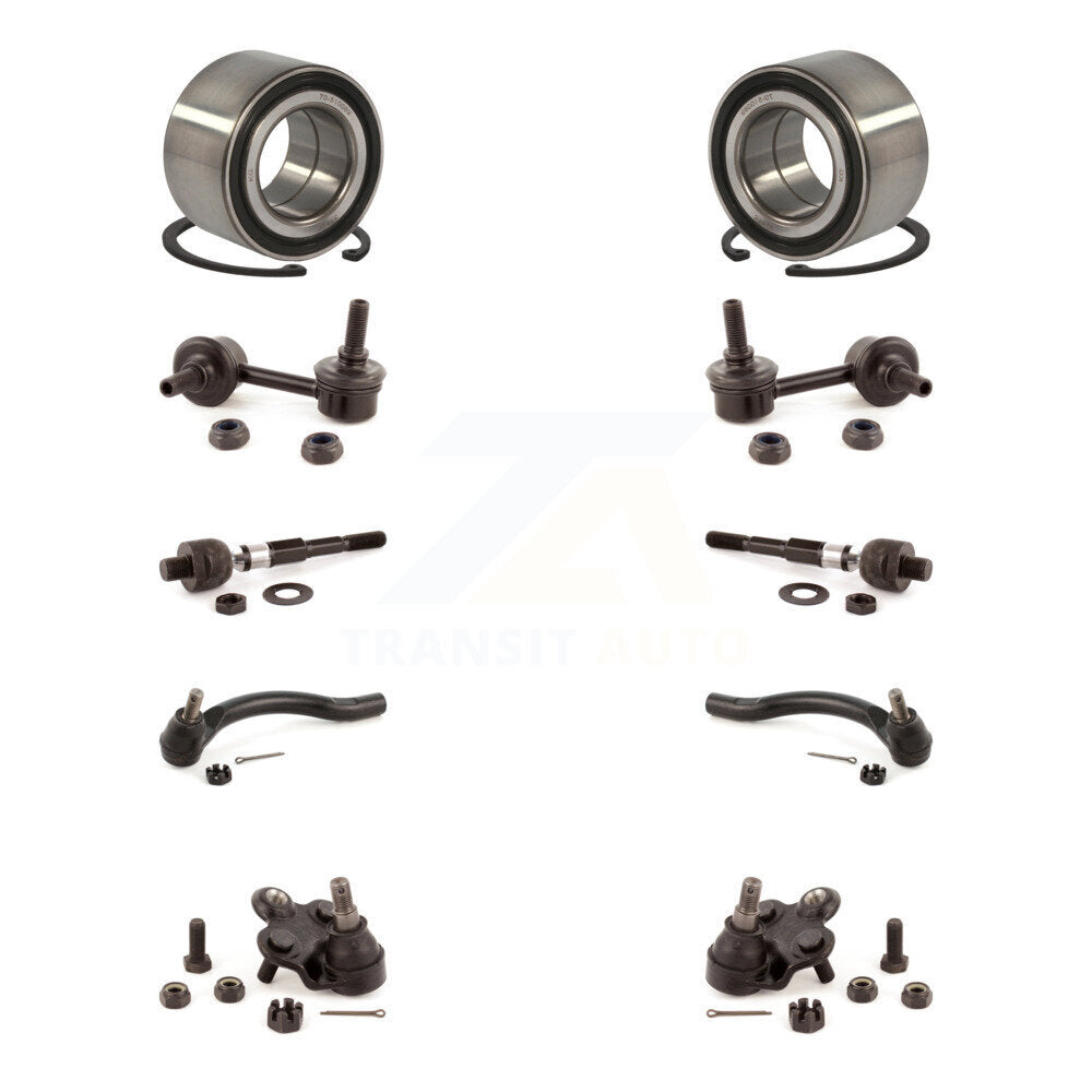Bearing Lower Ball Joint Outer Inner Tie Rod Link Front Kit For Honda Civic 1.8L