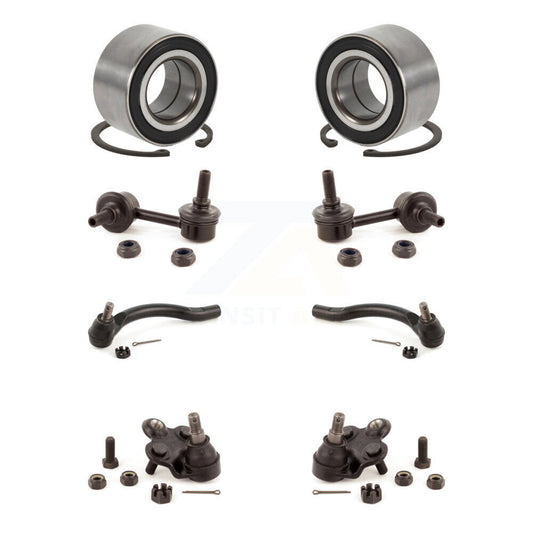 Bearing Lower Ball Joint Outer Tie Rod Link Front Kit (8Pc) For Honda Civic CSX
