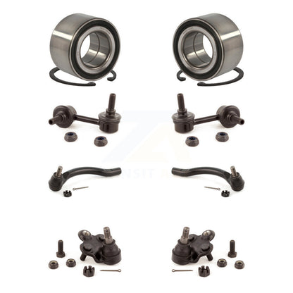 Bearing Lower Ball Joint Outer Tie Rod End Link Front Kit (8Pc) For Honda Civic