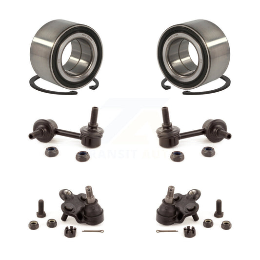 Bearing Lower Ball Joint & Link Front Kit (6Pc) For 06-11 Honda Civic 1.3L 1.8L