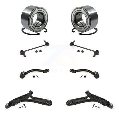 Bearing Lower Control Arm Outer Tie Rod End Link Front Kit (8Pc) For Kia Soul EV