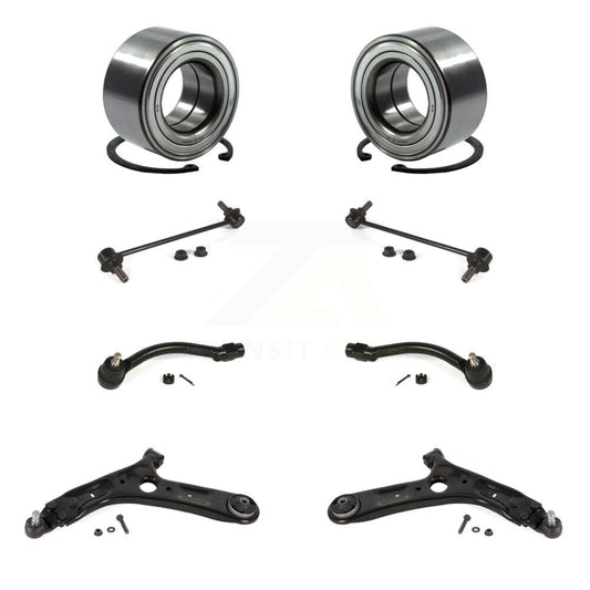 Bearing Lower Control Arm Outer Tie Rod End Link Front Kit (8Pc) For Kia Soul EV