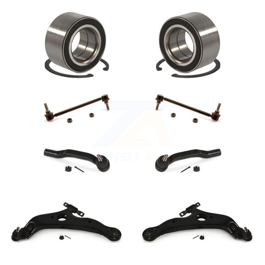 Bearing Lower Arm Outer Tie Rod Link Front Kit (8Pc) For 2004-2010 Toyota Sienna