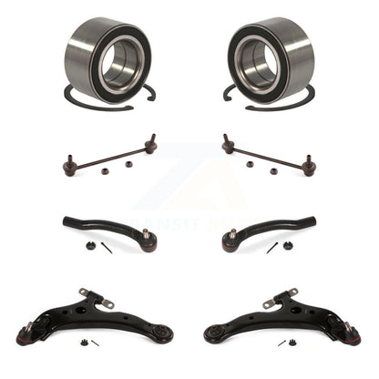Bearing Lower Arm Outer Tie Rod End Link Front Kit (8Pc) For Toyota Camry Avalon