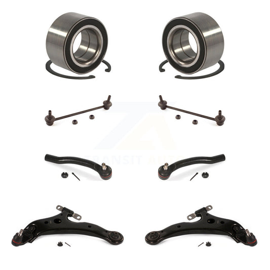Bearing Lower Arm Outer Tie Rod End Link Front Kit (8Pc) For Toyota Camry Avalon