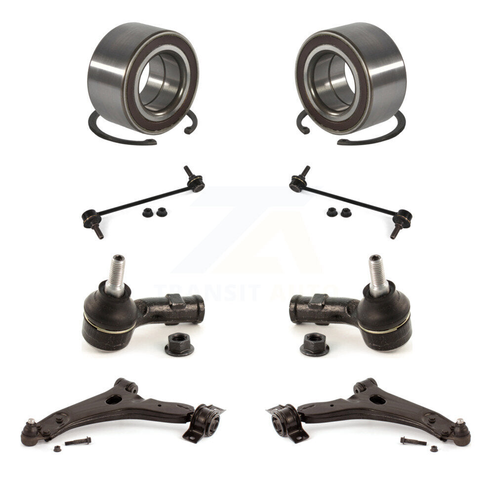 Bearing Lower Control Arm Outer Tie Rod End Link Front Kit (8Pc) For Ford Focus