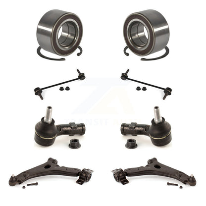 Bearing Lower Control Arm Outer Tie Rod End Link Front Kit (8Pc) For Ford Focus