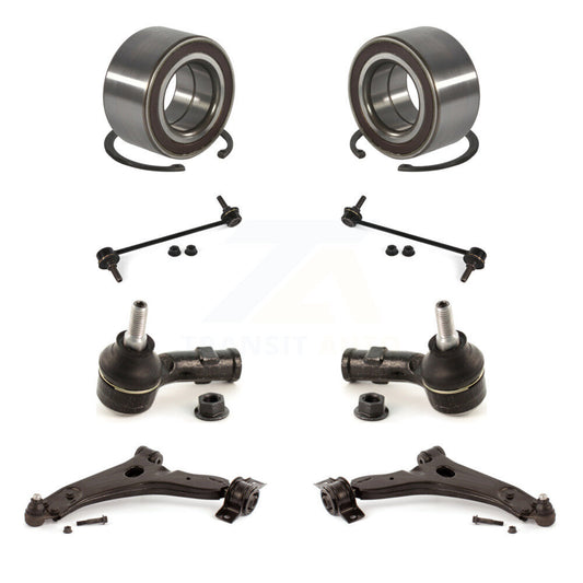 Bearing Lower Control Arm Outer Tie Rod End Link Front Kit (8Pc) For Ford Focus