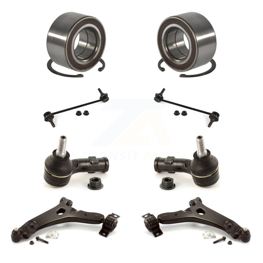 Bearing Lower Control Arm Outer Tie Rod End Link Front Kit (8Pc) For Ford Focus
