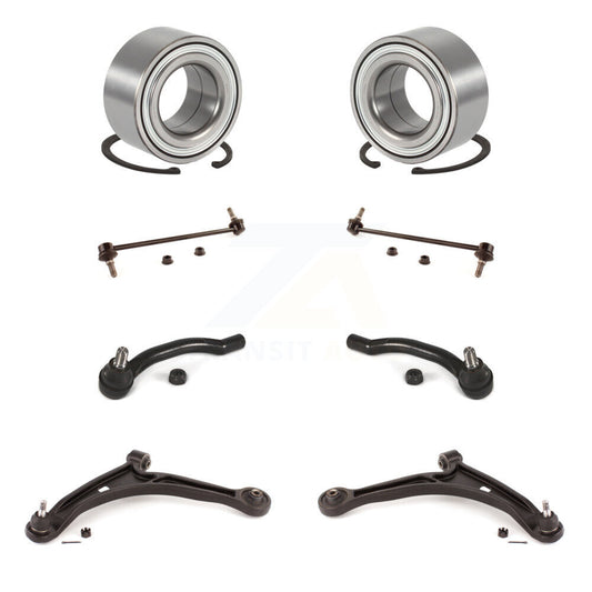 Bearing Lower Control Arm Outer Tie Rod Link Front Kit (8Pc) For Honda Pilot MDX