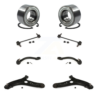 Bearing Lower Control Arm Outer Tie Rod Link Front Kit (8Pc) For Hyundai Elantra