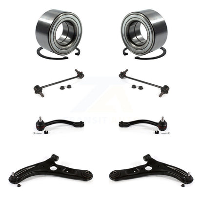 Bearing Lower Control Arm Outer Tie Rod Link Front Kit (8Pc) For Kia Forte Koup