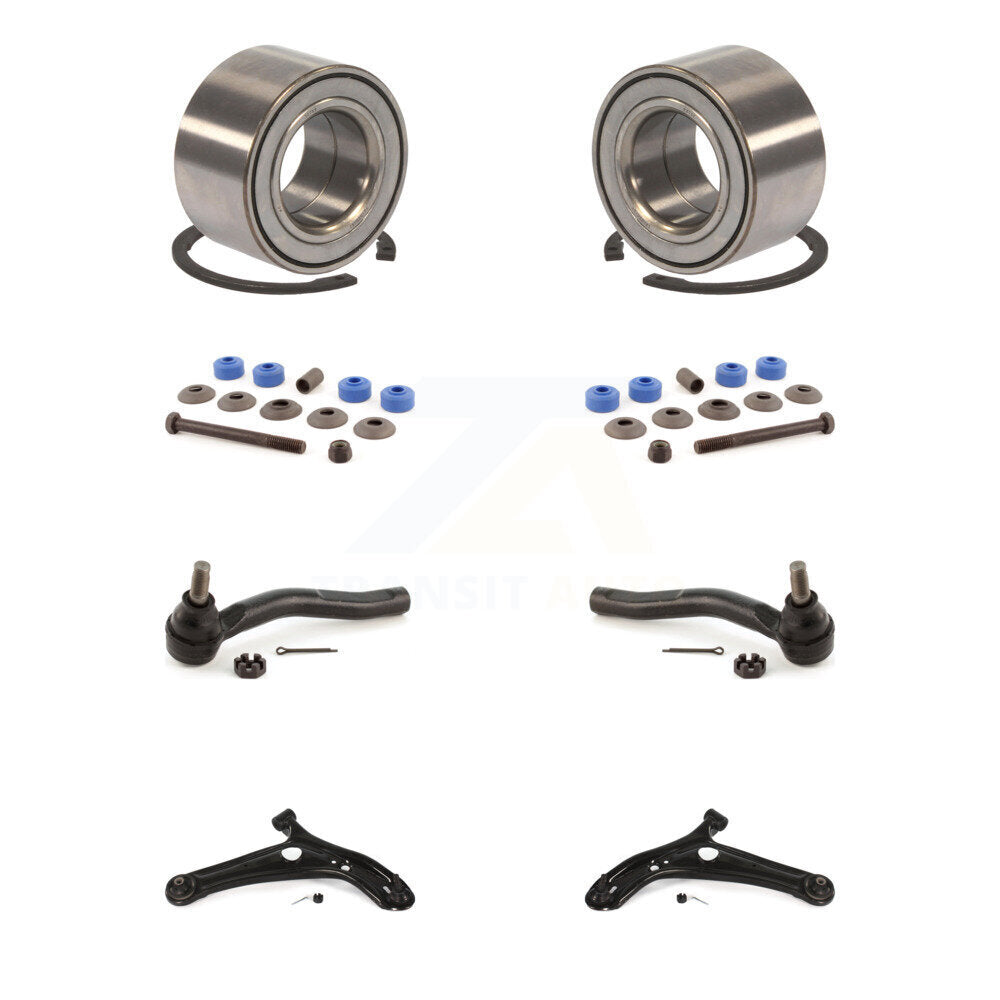 Bearing Lower Control Arm Outer Tie Rod End Link Front Kit (8Pc) For Toyota Echo