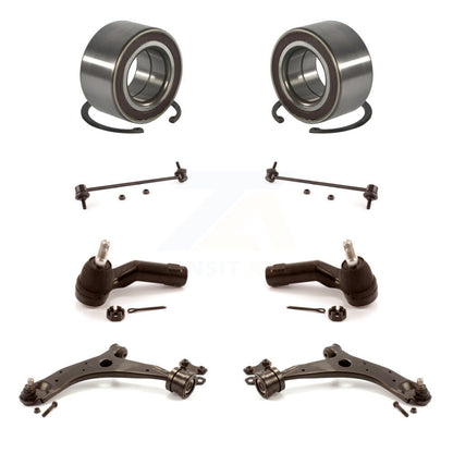 Bearing Lower Control Arm Outer Tie Rod Link Front Kit (8Pc) For Mazda 3 5 Sport