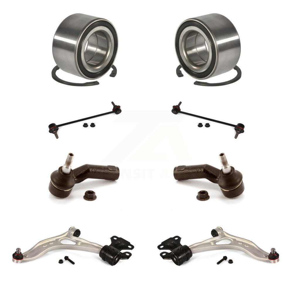 Bearing Lower Control Arm Outer Tie Rod End Link Front Kit (8Pc) For Ford Focus