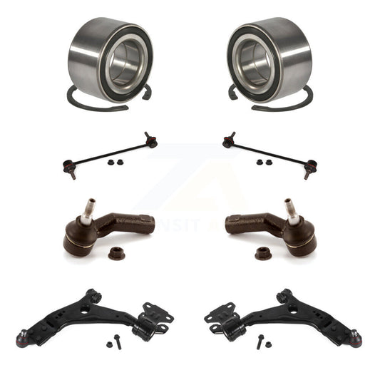 Bearing Lower Control Arm Outer Tie Rod End Link Front Kit (8Pc) For Ford Focus