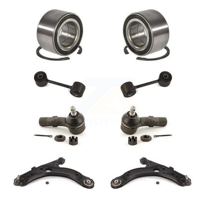 Bearing Lower Control Arm Outer Tie Rod Link Front Kit (8Pc) For Volkswagen Golf