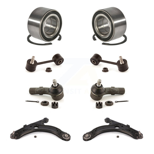Bearing Lower Control Arm Outer Tie Rod Link Front Kit (8Pc) For Volkswagen Golf