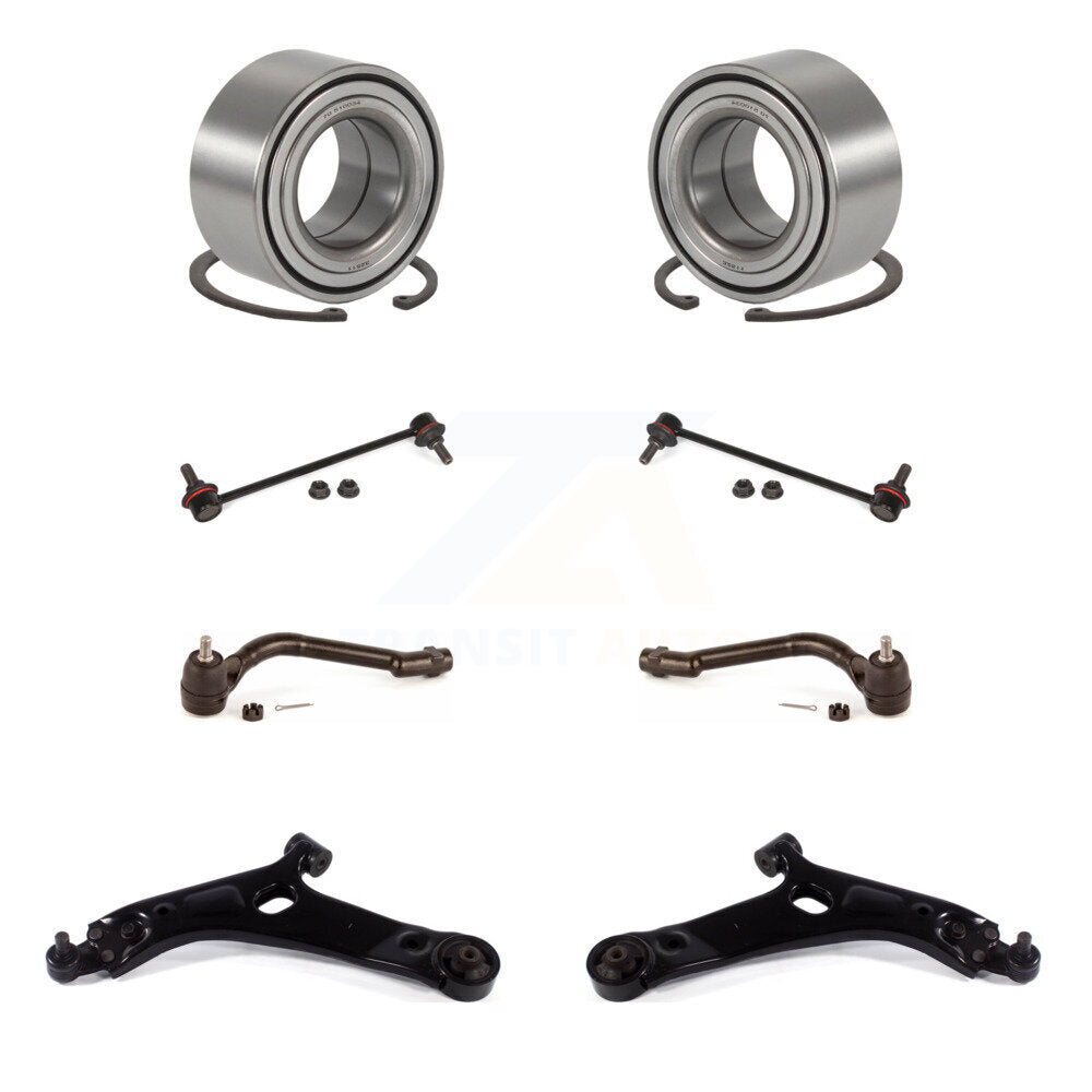 Bearing Lower Arm Outer Tie Rod End Link Front Kit (8Pc) For Hyundai Tucson Kia