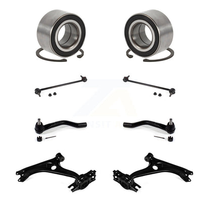 Bearing Lower Control Arm Outer Tie Rod End Link Front Kit (8Pc) For Honda Civic