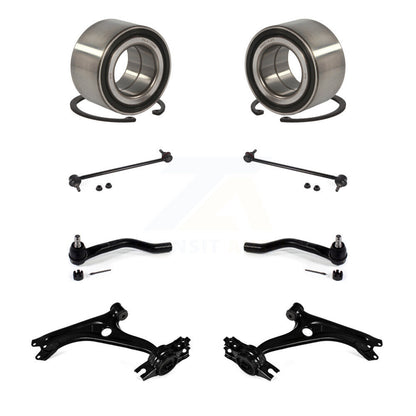 Bearing Lower Control Arm Outer Tie Rod End Link Front Kit (8Pc) For Honda Civic
