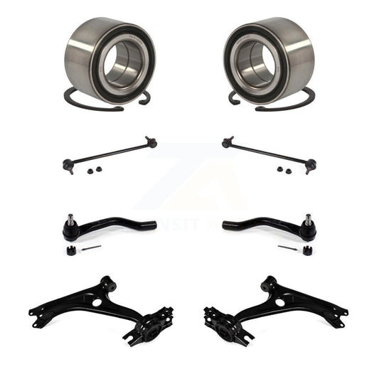 Bearing Lower Control Arm Outer Tie Rod End Link Front Kit (8Pc) For Honda Civic