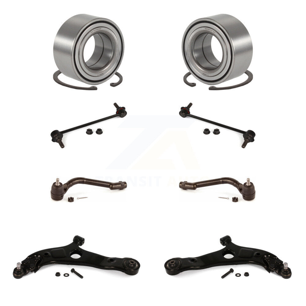 Bearing Lower Control Arm Outer Tie Rod End Link Front Kit (8Pc) For Kia Optima