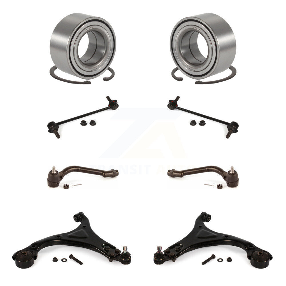 Bearing Lower Control Arm Outer Tie Rod Link Front Kit (8Pc) For Hyundai Sonata