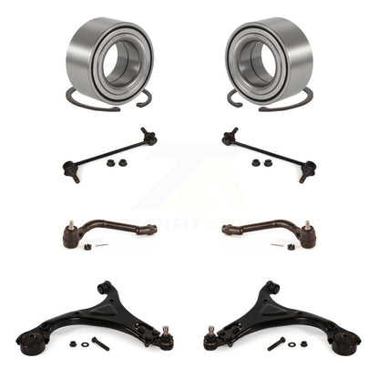 Bearing Lower Control Arm Outer Tie Rod Link Front Kit (8Pc) For Hyundai Sonata