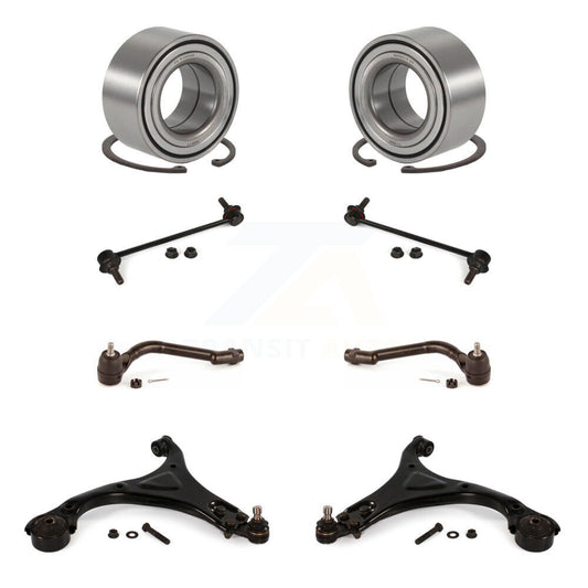 Bearing Lower Control Arm Outer Tie Rod Link Front Kit (8Pc) For Hyundai Sonata