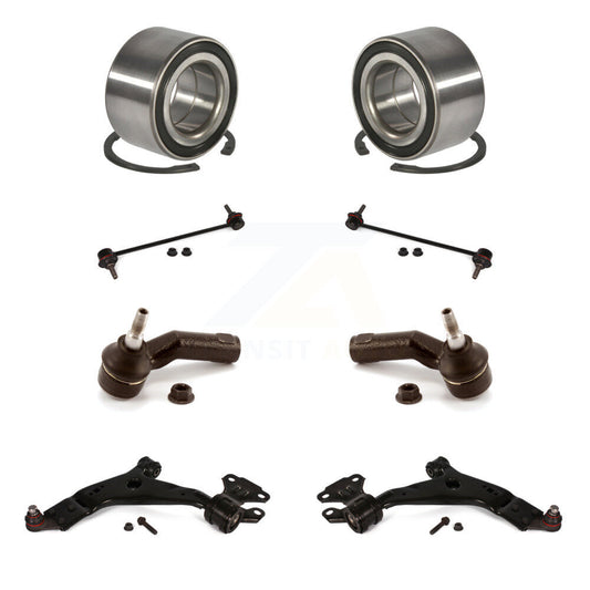 Bearing Lower Control Arm Outer Tie Rod End Link Front Kit (8Pc) For Ford Escape