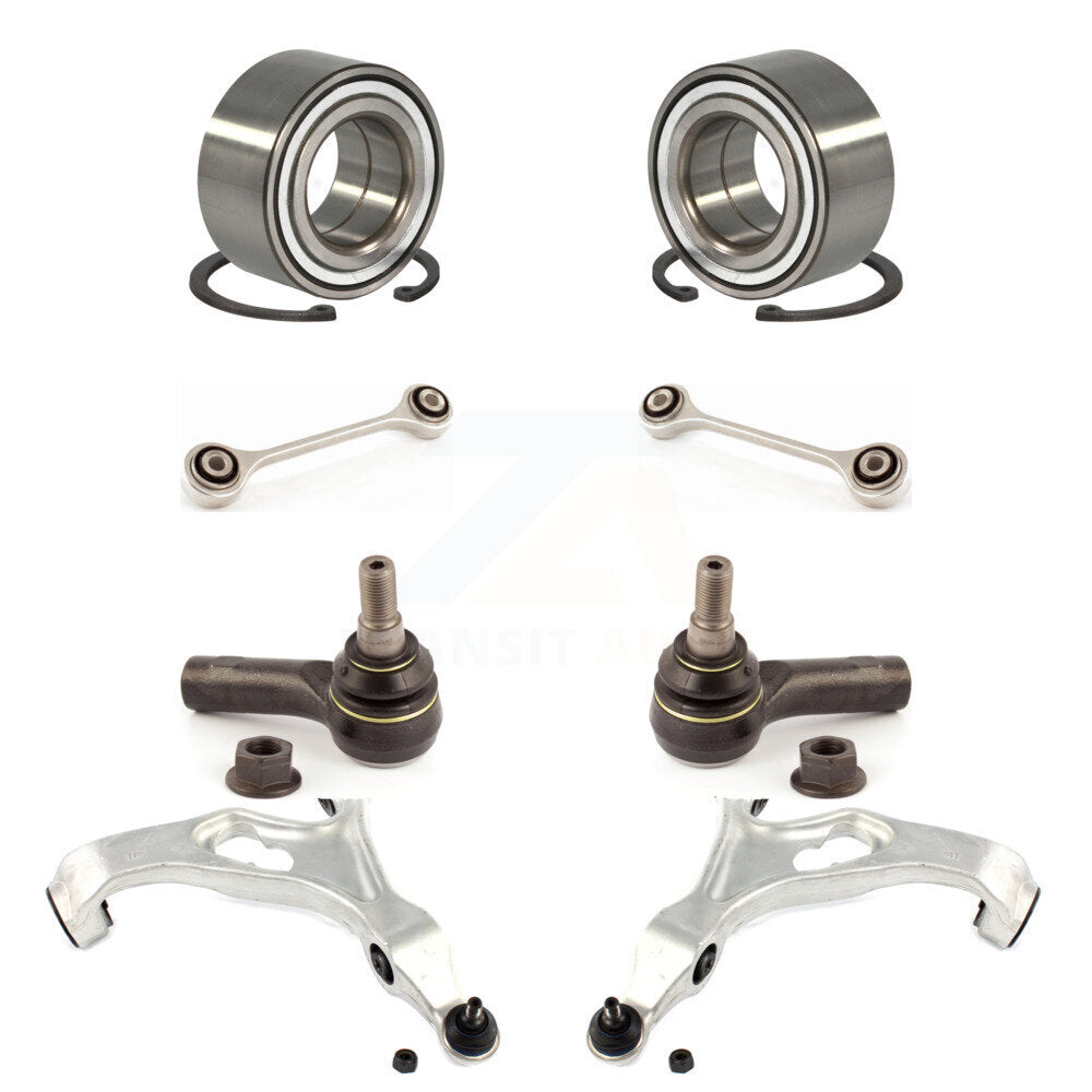 Bearing Lower Control Arm Outer Tie Rod Link Front Kit (8Pc) For Porsche Cayenne