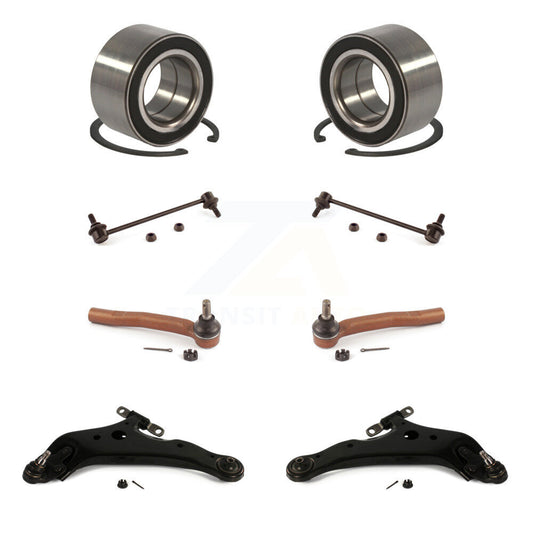 Bearing Lower Arm Outer Tie Rod Link Front Kit (8Pc) For 2009-2016 Toyota Venza