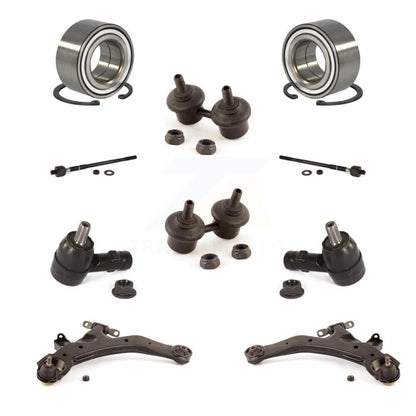 Bearing Lower Arm Outer Inner Tie Rod Link Front Kit (10Pc) For Hyundai Elantra