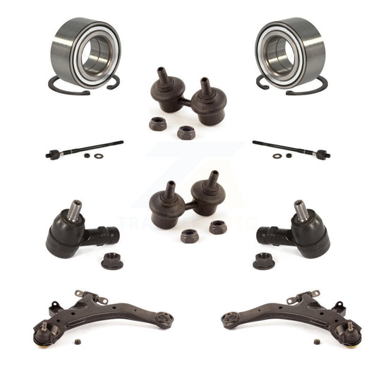 Bearing Lower Arm Outer Inner Tie Rod Link Front Kit (10Pc) For Hyundai Elantra