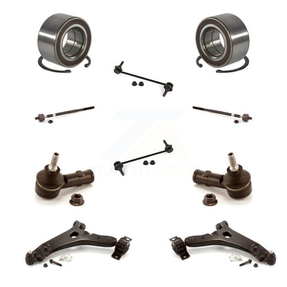 Bearing Lower Control Arm Outer Inner Tie Rod End Link Front Kit For Ford Focus