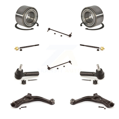 Bearing Lower Arm Outer Inner Tie Rod End Link Front Kit (10Pc) For Ford Escape